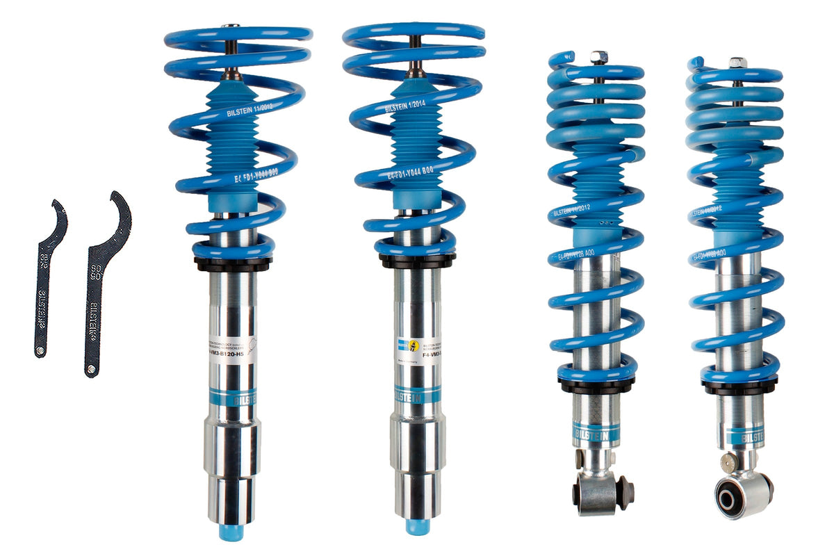 Bilstein B16 coilover suspension kit for BMW E63/E64 coupe and cabrio, showing the shock absorbers and coil springs.