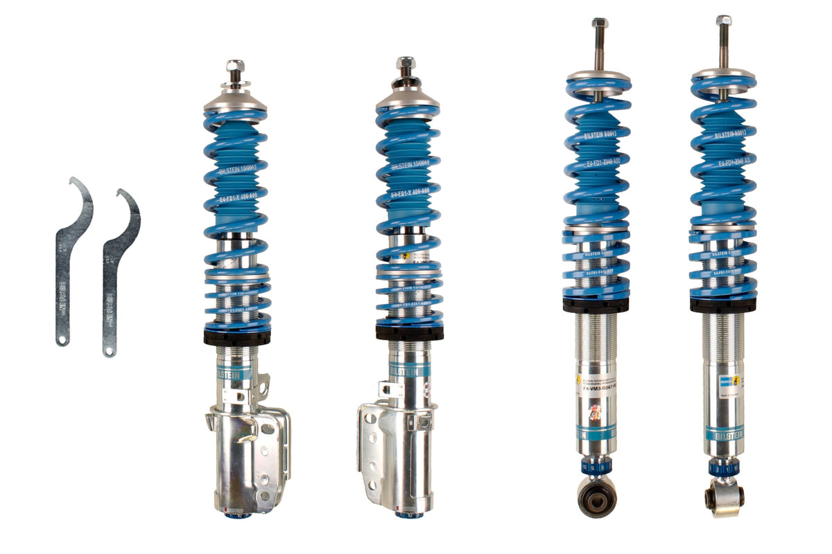 Bilstein B16 coilover suspension kit for Porsche 964 model, featuring adjustable shocks and high-performance components.