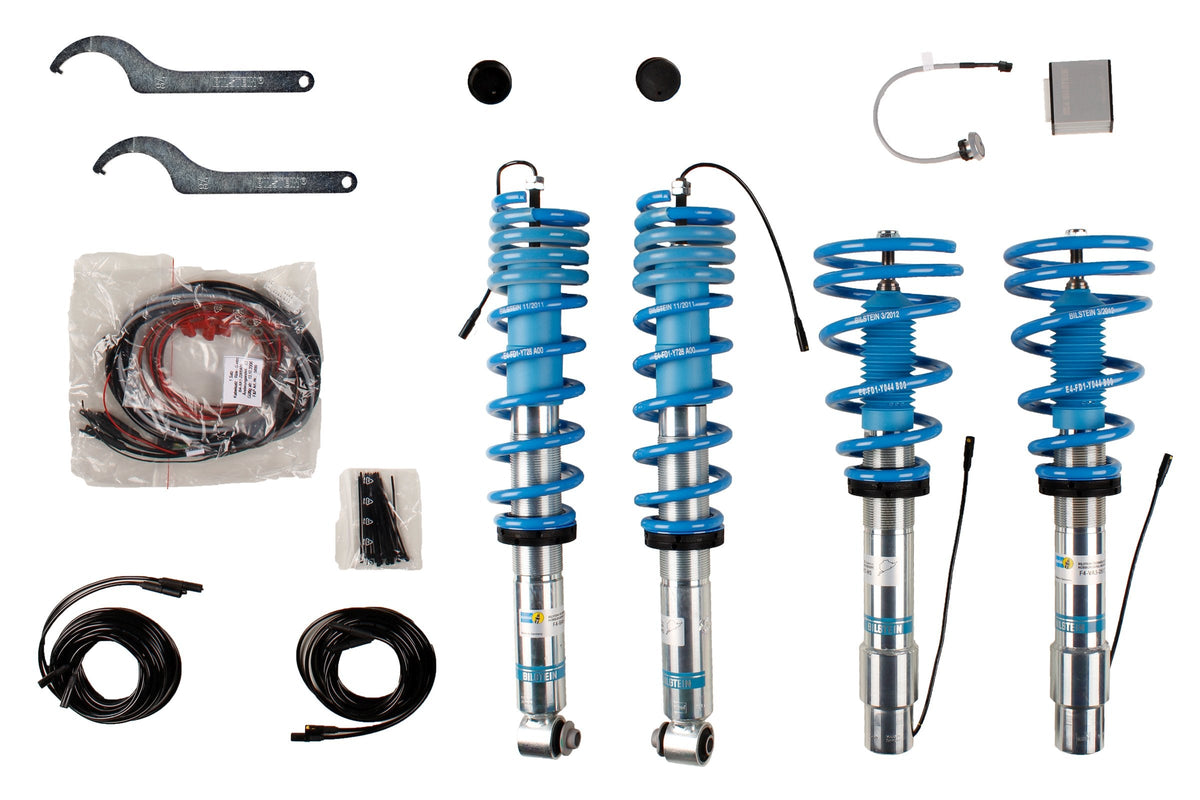 Bilstein B16 Electric Coilover Kit for BMW 5 Series E60 2WD, model B16RC with adjustable suspension components.