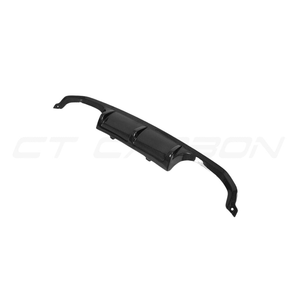 BMW M4 F83 convertible full carbon fibre kit by CT Carbon, showcasing lightweight, glossy carbon fiber body parts on the car.