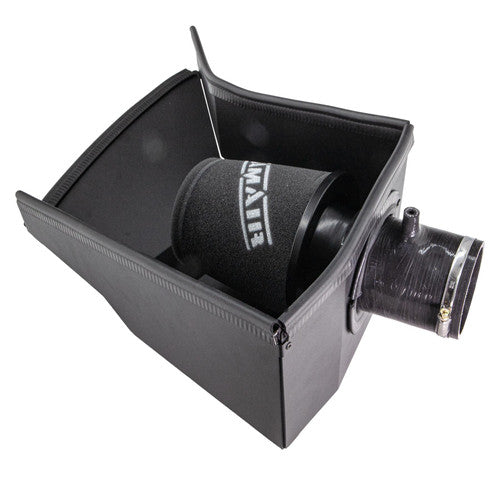 Ramair cone air filter induction kit installed in a 2.0 Audi TT (8J), showcasing the high-performance air intake system.