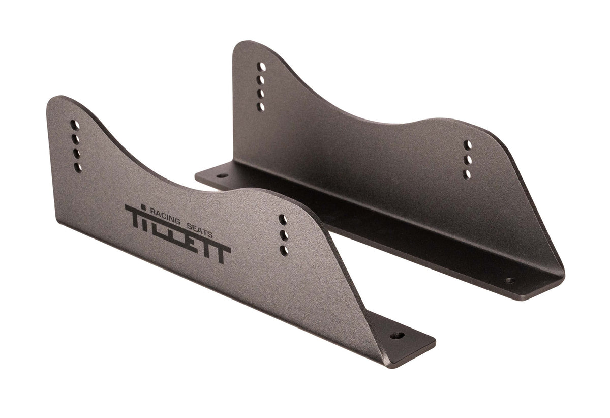 TILLETT TBB5T car seat bracket accessory, shown in close-up view with mounting details and sturdy metal construction.