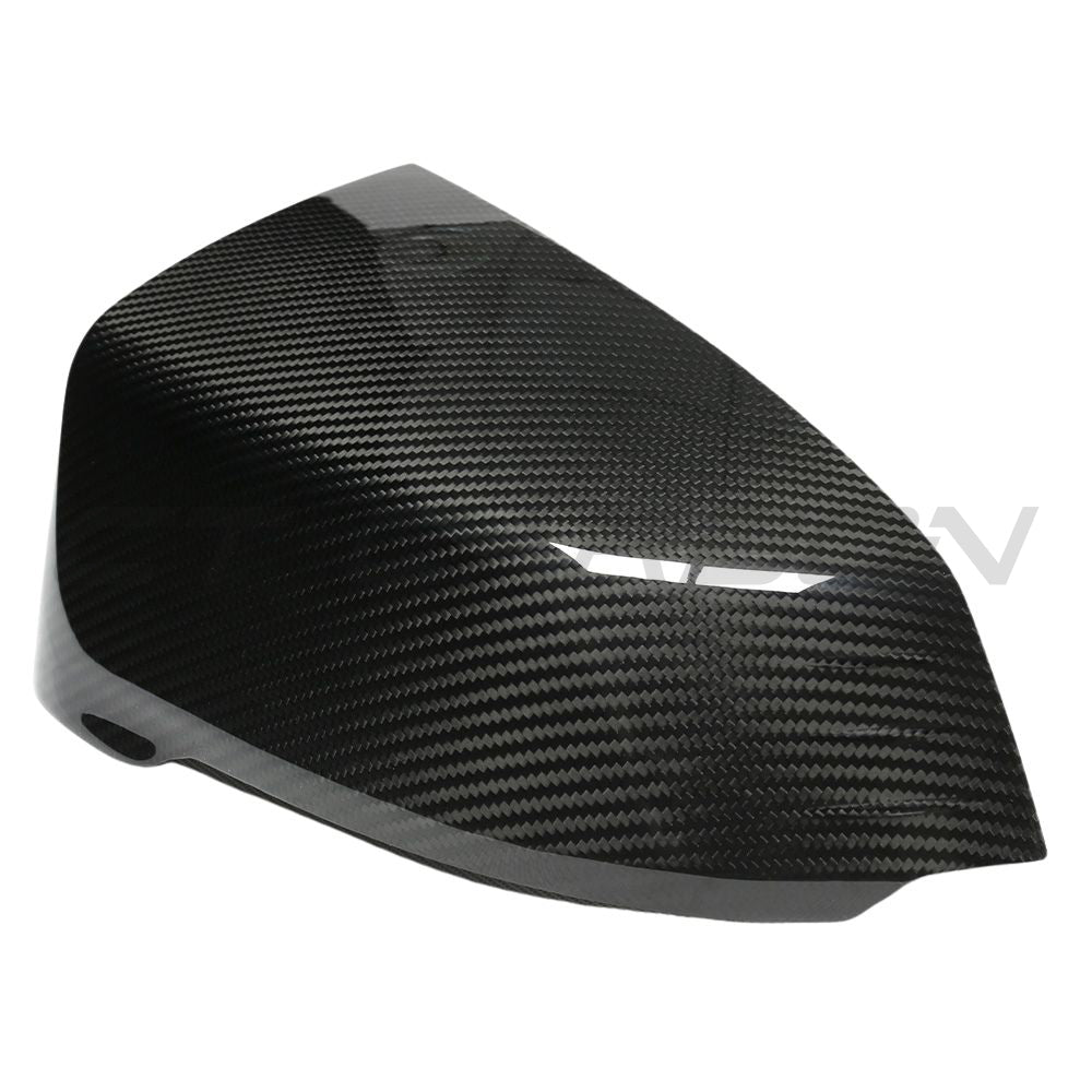 BMW X1 U11 2023+ carbon fibre mirrors by CT Carbon, close-up of sleek, lightweight side mirror accessories for enhanced style.