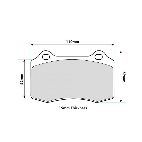 PBS Leon 1M1 1.9 TDi Syncro brake pad set, high-performance brake pads for enhanced stopping power and durability.