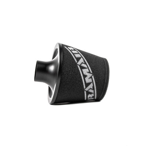 Ramair 70mm intake diameter performance induction kit for V.A.G 2.0 TFSI engine, showing the air filter and intake pipes.