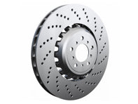 Zimmermann Formula Z rear brake discs for Porsche 992 GT3/RS and 718 GT4 RS, 380x30mm, shown installed on vehicle.