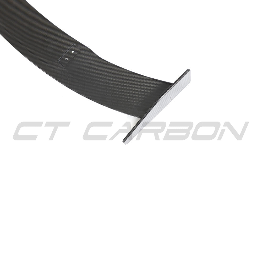 AUDI R8 V10 Gen 2 & 2.5 carbon fibre spoiler wing by CT Carbon, showing its sleek design and lightweight carbon fiber material.