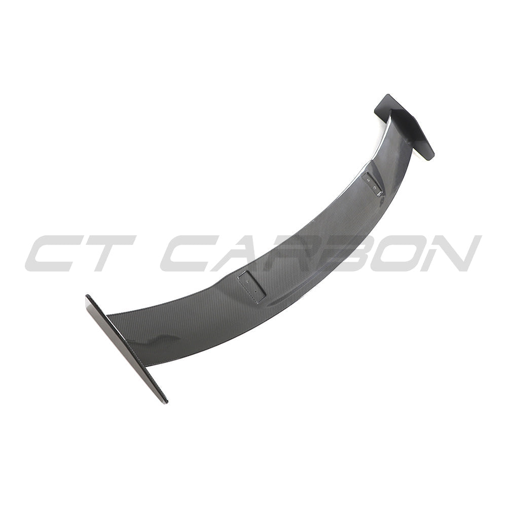 Carbon fibre spoiler for Audi R8 V10 Gen 2 and 2.5 by CT Carbon, showcasing the sleek, aerodynamic wing design