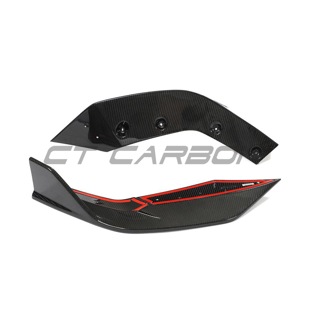 Audi RS6 Avant full carbon fiber kit by CT Design V2, showing detailed carbon fiber components on the vehicle.