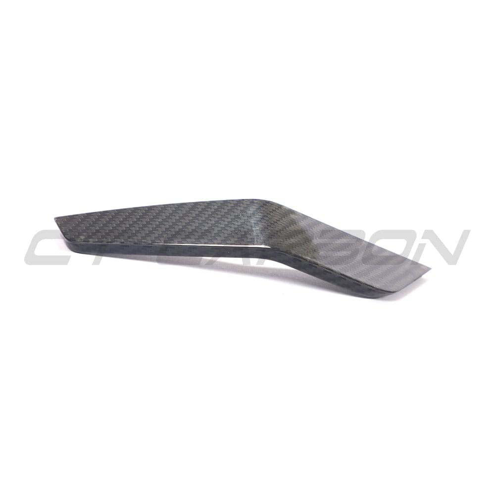 Audi RS6 C8 2019+ full carbon fiber kit by CT Carbon, including canards, installed on the vehicle's front and side components.