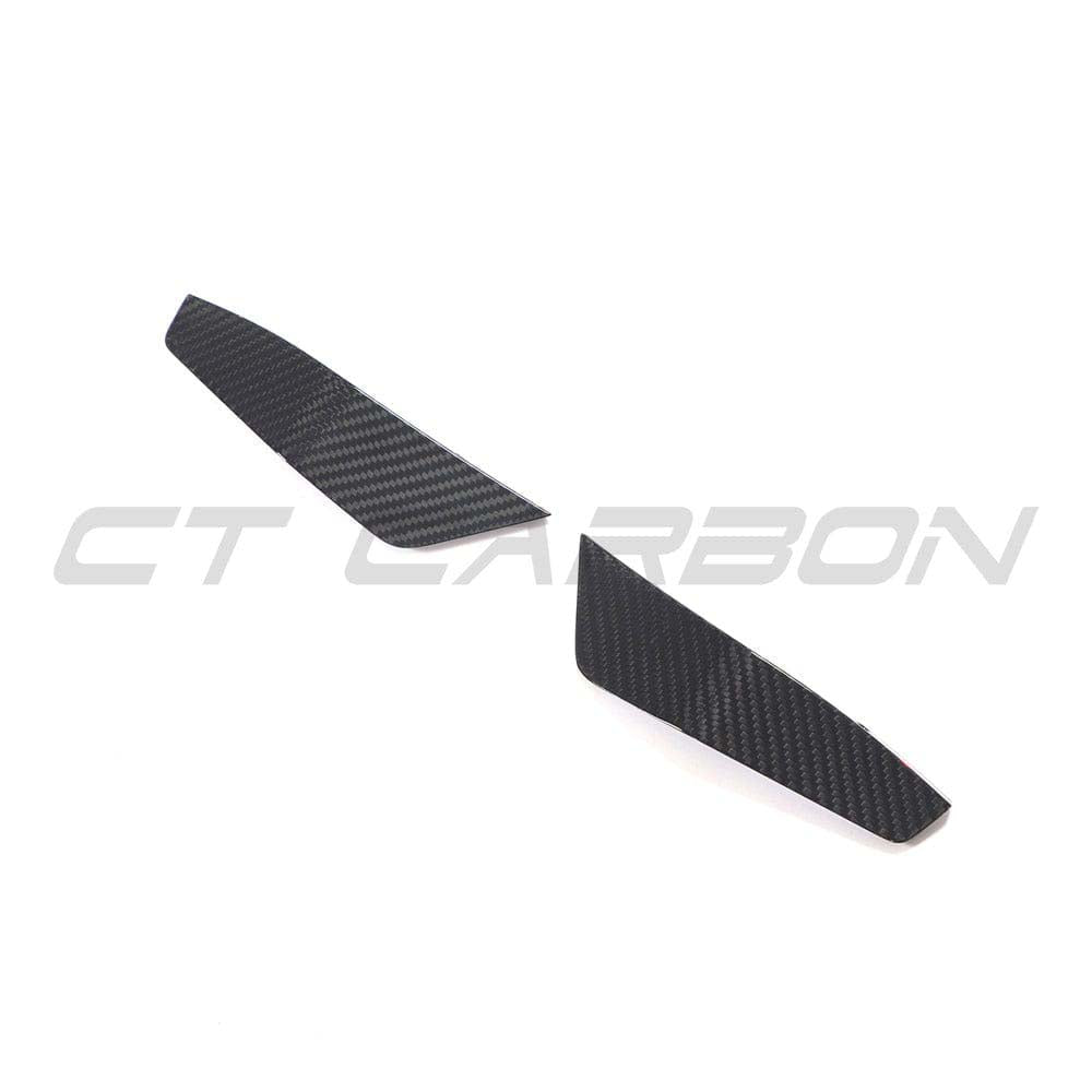 AUDI RS6 C8 2019+ full carbon fibre kit by CT Carbon, including canards and aerodynamic components on a silver car.