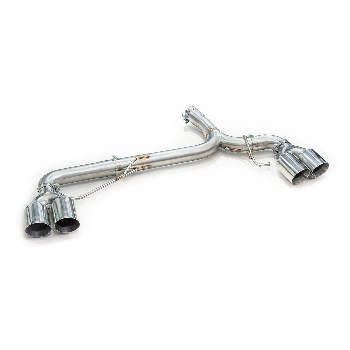 Cobra Sport BMW 330e G20 non-valved Venom quad exit rear axle back M3 style performance exhaust on GPF/OPF model