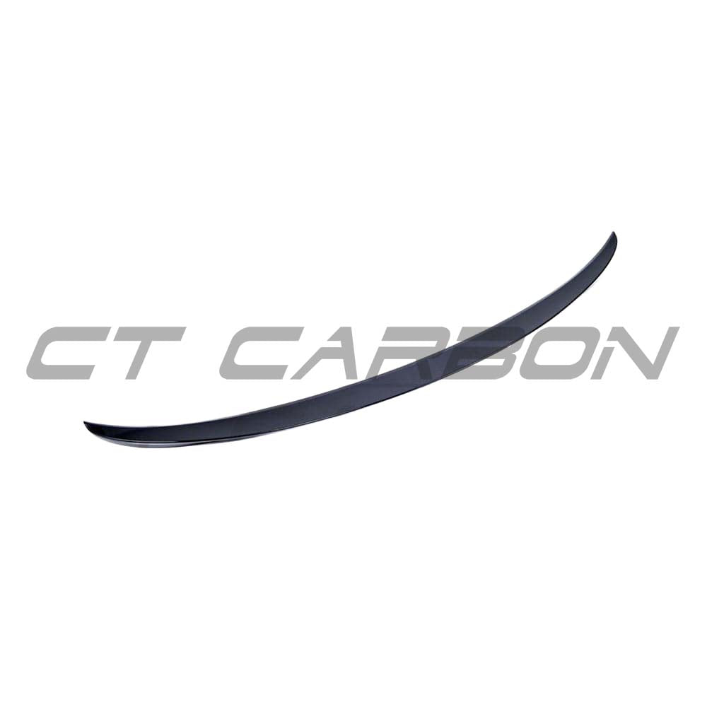 BMW 5 Series G30 gloss black full kit by CT Carbon, showing the sleek exterior parts and detailed V2 style components.
