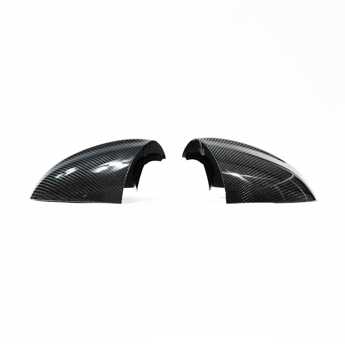 BMW E90/E92/E93 M3 carbon fiber mirrors from CT Carbon, showcasing sleek, high-performance automotive accessories with a glossy finish.