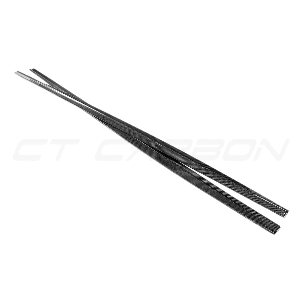 BMW F90 M5 saloon full carbon fibre kit by CT Carbon, featuring V4 design with lightweight, high-quality carbon fiber components.