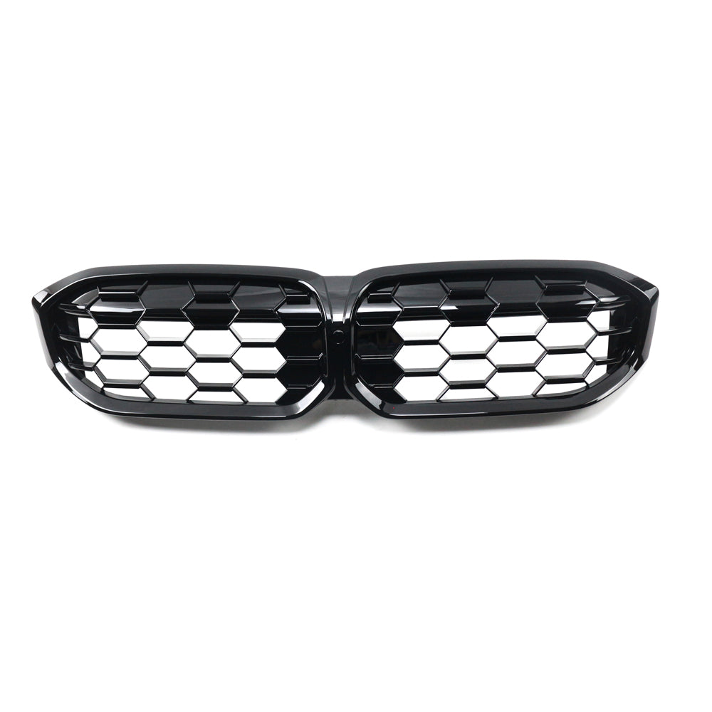 BMW G20 G21 3 Series LCI 2022+ CT Carbon gloss black front grille showing the sleek, high-quality grille design.