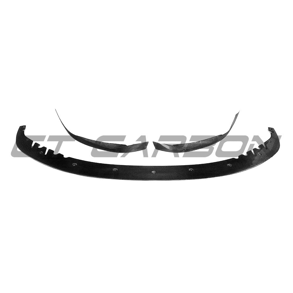 BMW G30 5 Series carbon fibre kit by CT Carbon, including splitter and M Sport style components, for 2016-2023 models.