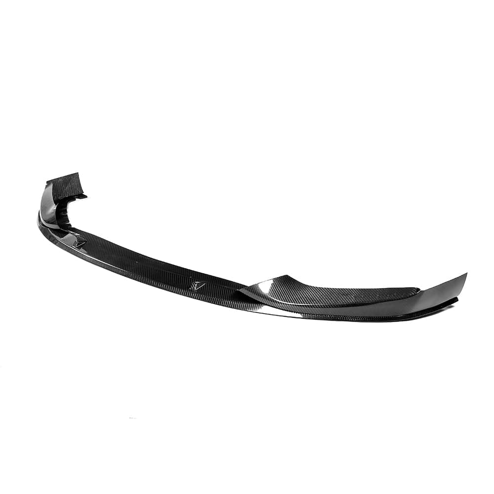 BMW G30 G31 5 Series 2016-2020 CT Carbon fiber front splitter for M Sport style, enhancing aerodynamics and sporty appearance.
