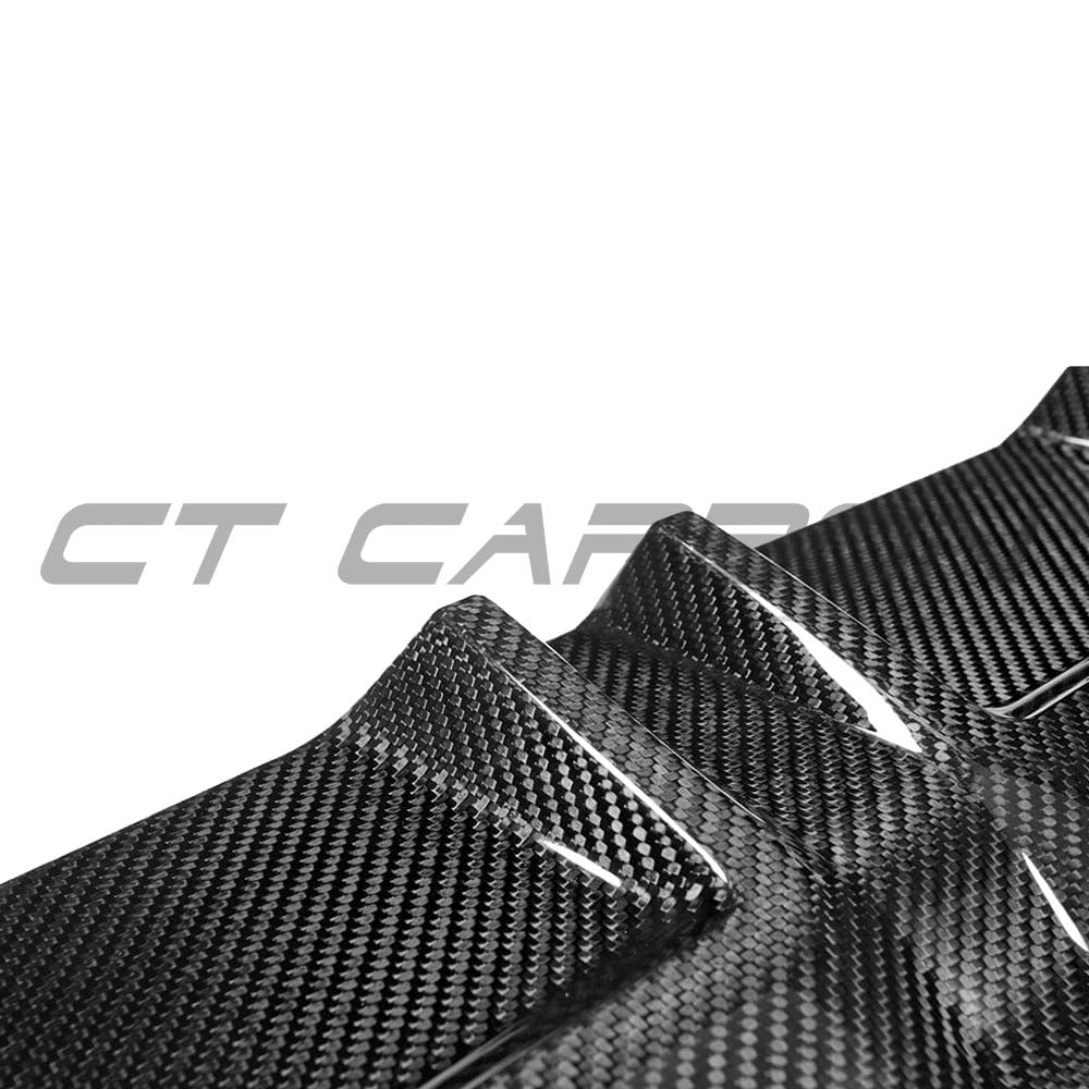 BMW G42 2 Series 2022+ full carbon fibre kit by CT Carbon, featuring a V4 diffuser with MP style design on a sports car.