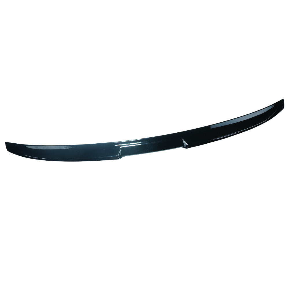 BMW G60 and i5 5 Series 2023 gloss black spoiler by CT Carbon, showing the sleek aerodynamic design on the vehicle.