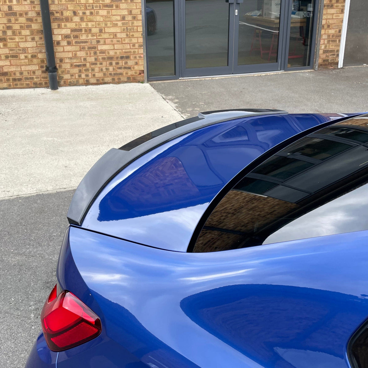 BMW G80 M3 full carbon fibre kit by CT Carbon, featuring sleek carbon fibre components on a high-performance sports car.