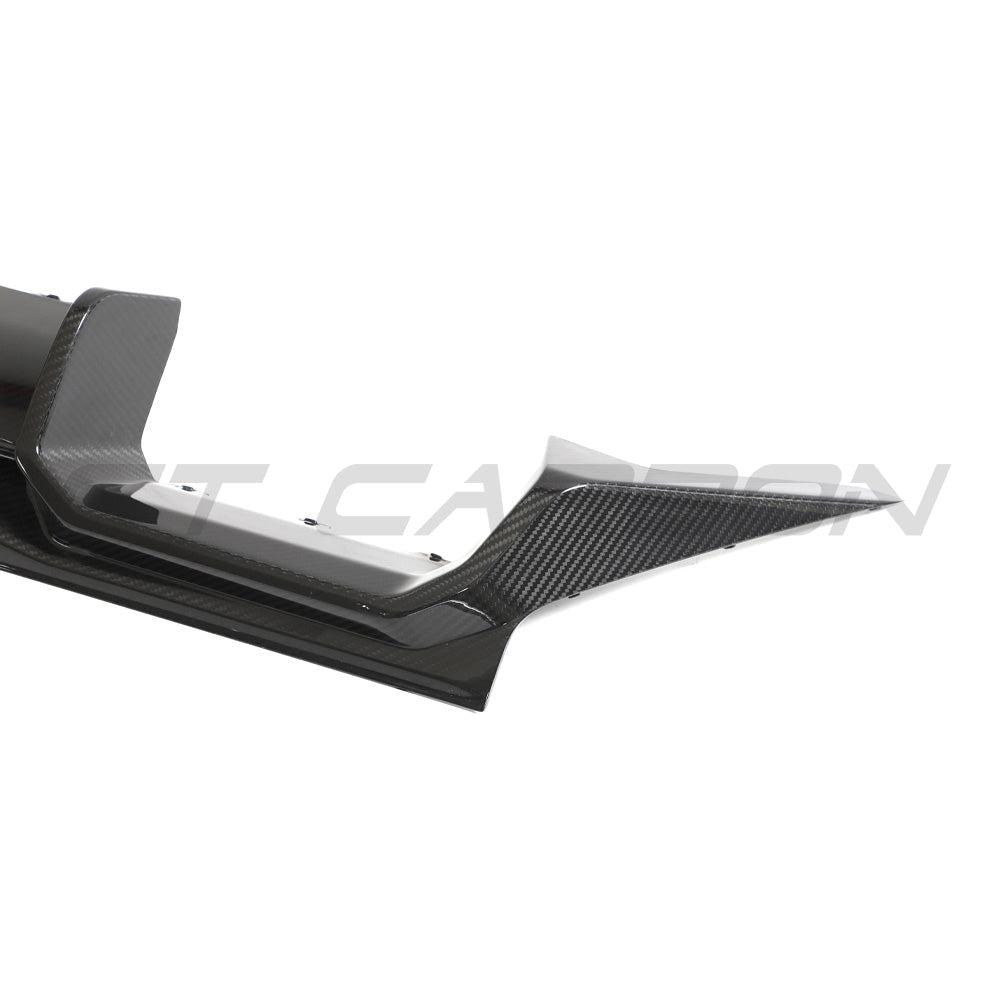 BMW G87 M2 full carbon fiber kit by CT Design, featuring a sleek carbon fiber diffuser on the sporty car.