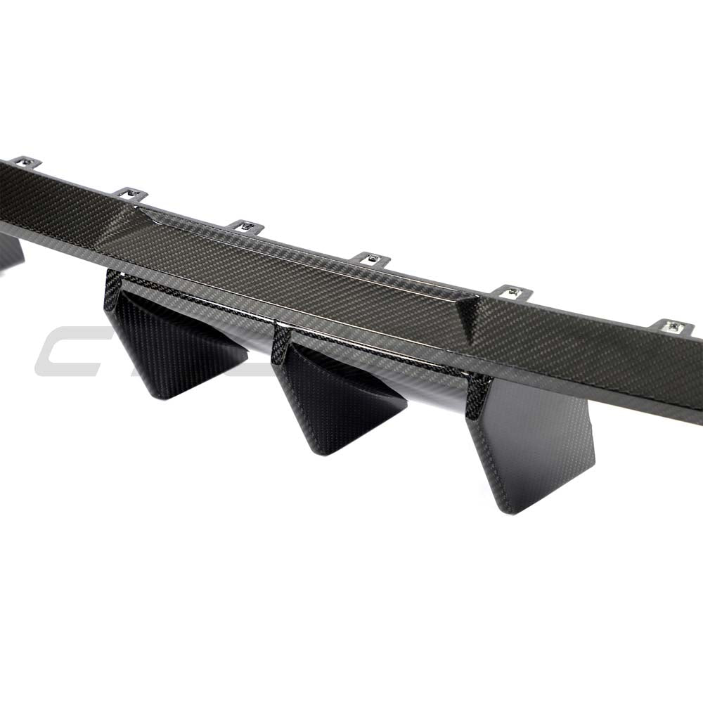 BMW G87 M2 CT Design full carbon fiber kit with diffuser, showcasing sleek, lightweight, high-performance carbon fiber components.
