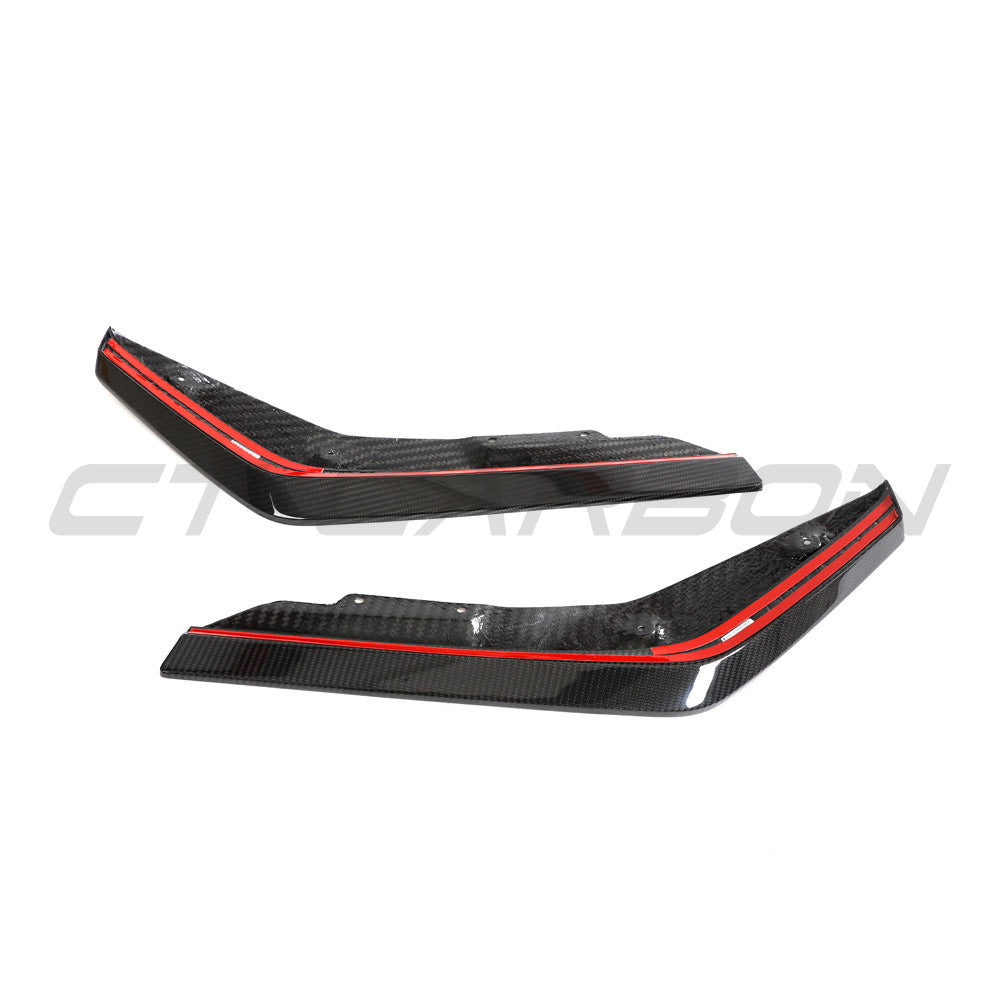 BMW G87 M2 full carbon fiber kit by CT Carbon, including aerodynamic parts and accents, showcased on a sleek car.