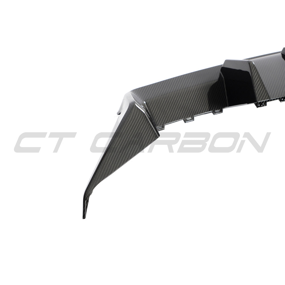 BMW G87 M2 full carbon fibre kit by CT Carbon, showcasing lightweight, high-quality carbon fibre components on the car.