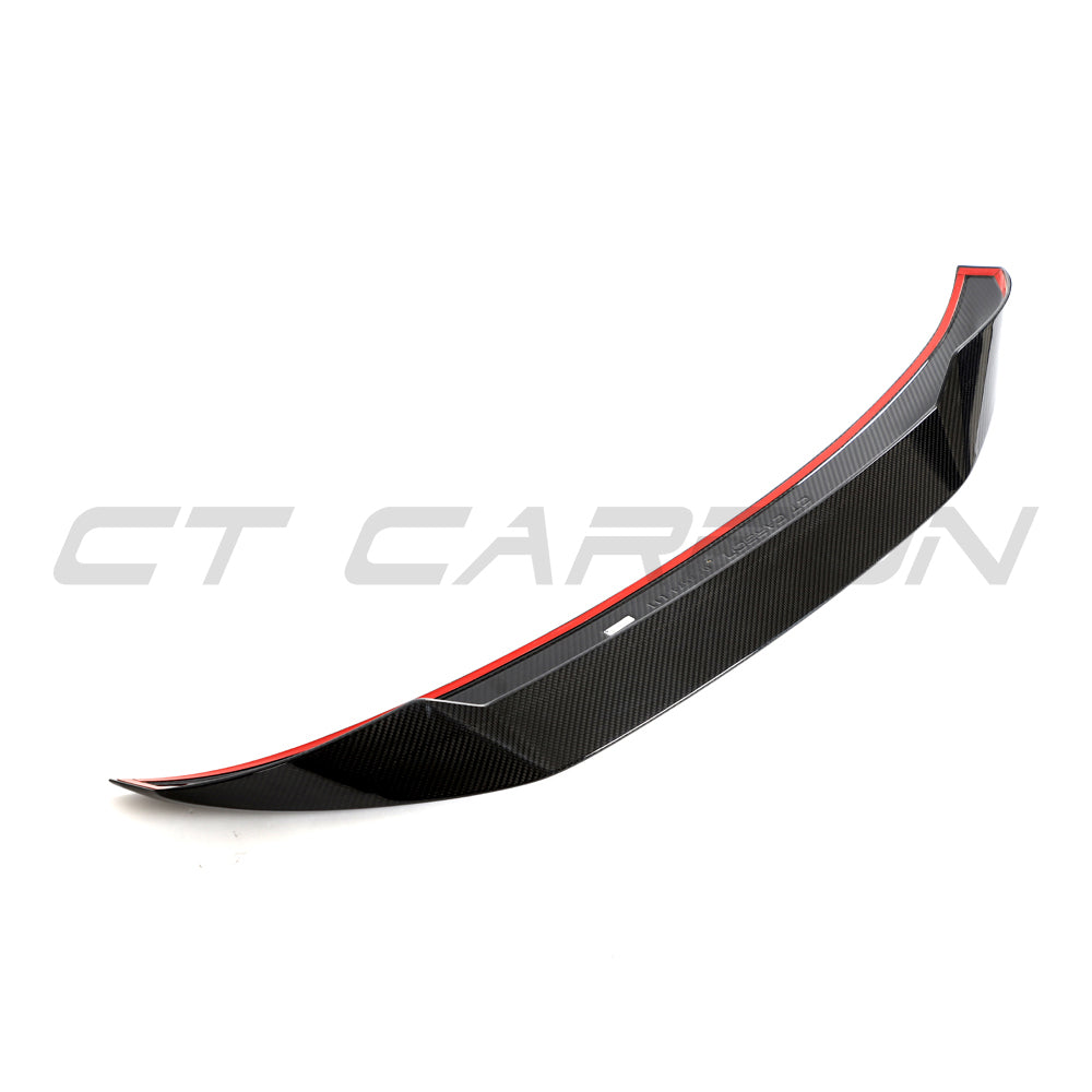 BMW G42 2 Series 2022+ CT Carbon full carbon fibre kit with spoiler, showcasing lightweight, high-performance carbon fiber components.