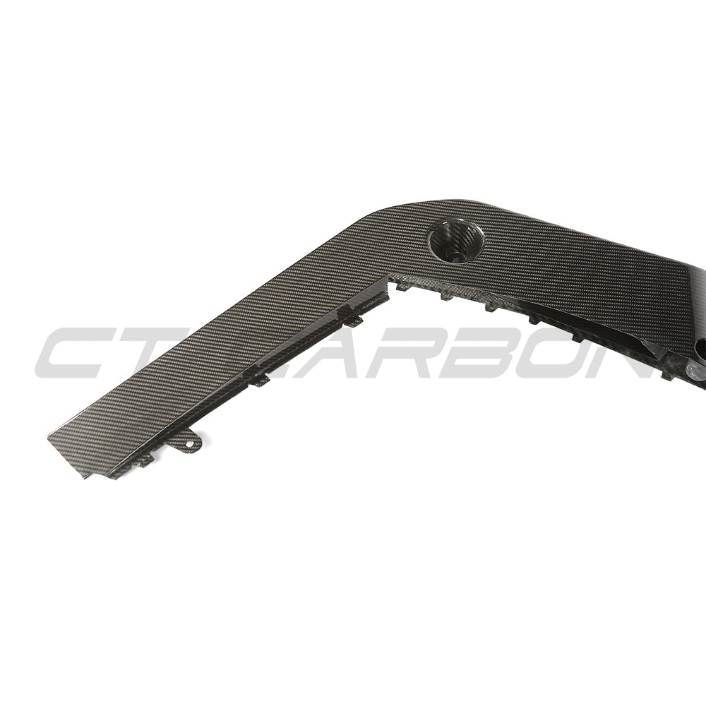 BMW G90 G99 M5 2024 carbon fibre diffuser by CT Design, showcasing sleek aerodynamic design and high-quality carbon fiber material.