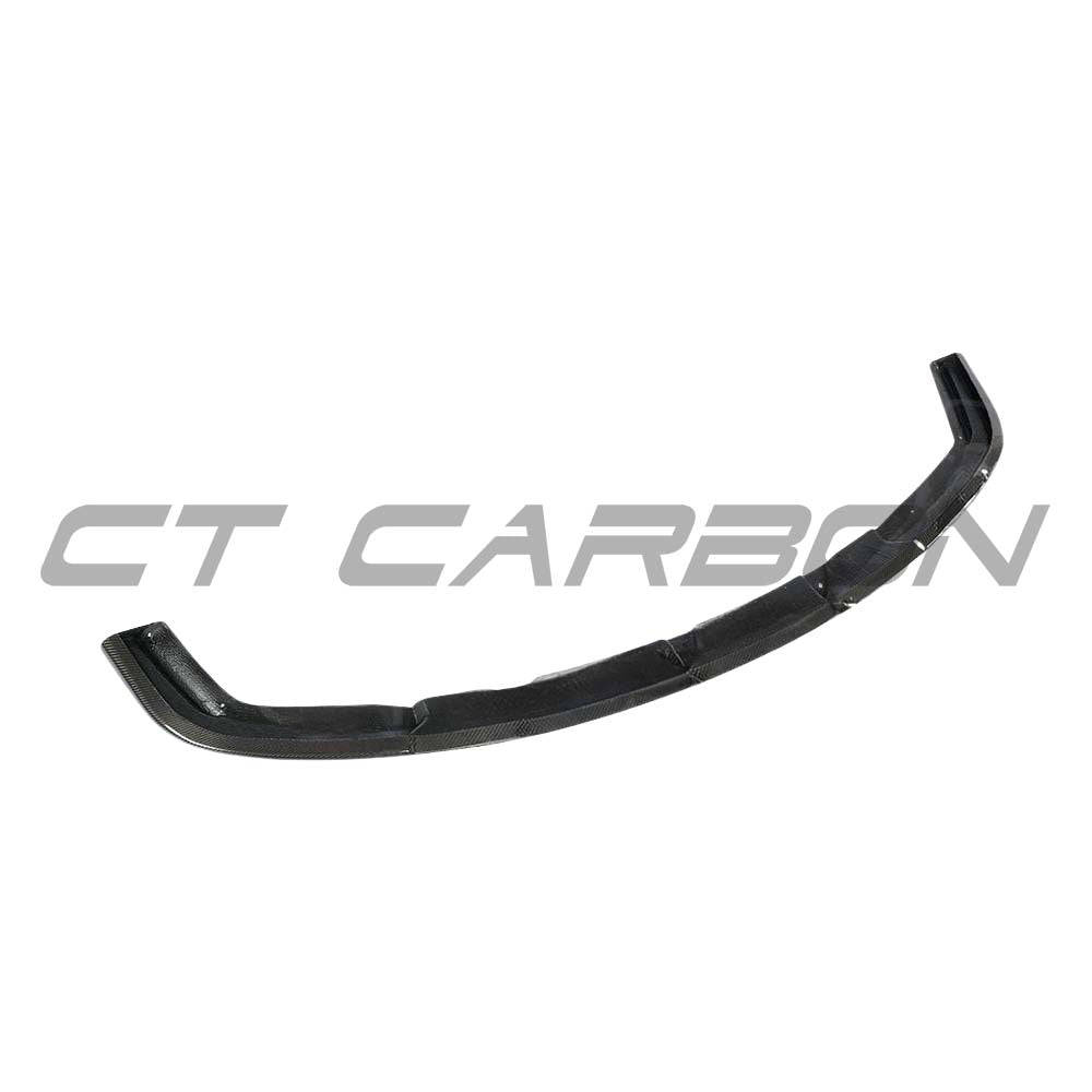 BMW M2C F87 2016-2021 CT Carbon carbon fibre splitter, V2 3D style, front aerodynamic car accessory.
