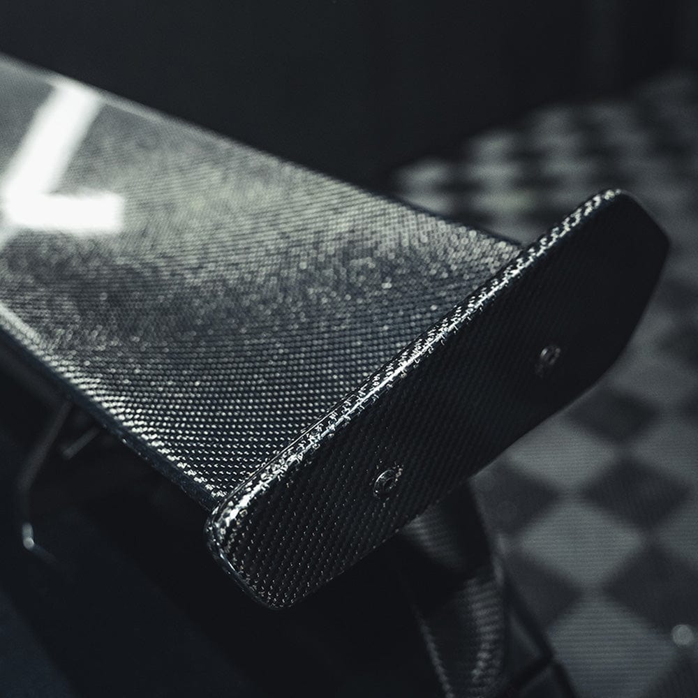 BMW M2 M3 M4 F80 F82 F87 carbon fibre spoiler by CT Carbon in GTS style, showcasing sleek design and lightweight construction