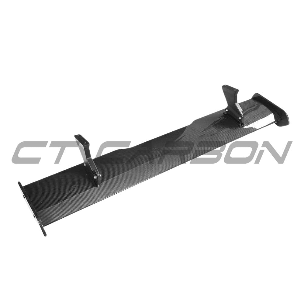 BMW F87 M2 2016-2018 CT Carbon full carbon fibre kit with GTS-style spoiler on a sleek black BMW M2 model.