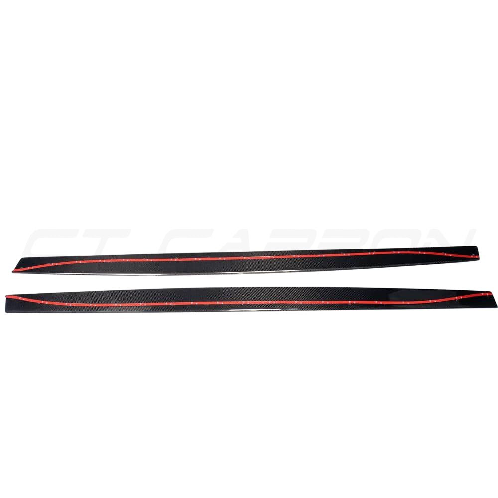 BMW M3 F80 full carbon fiber kit by CT Carbon, showcasing lightweight carbon fiber parts on the sporty car.