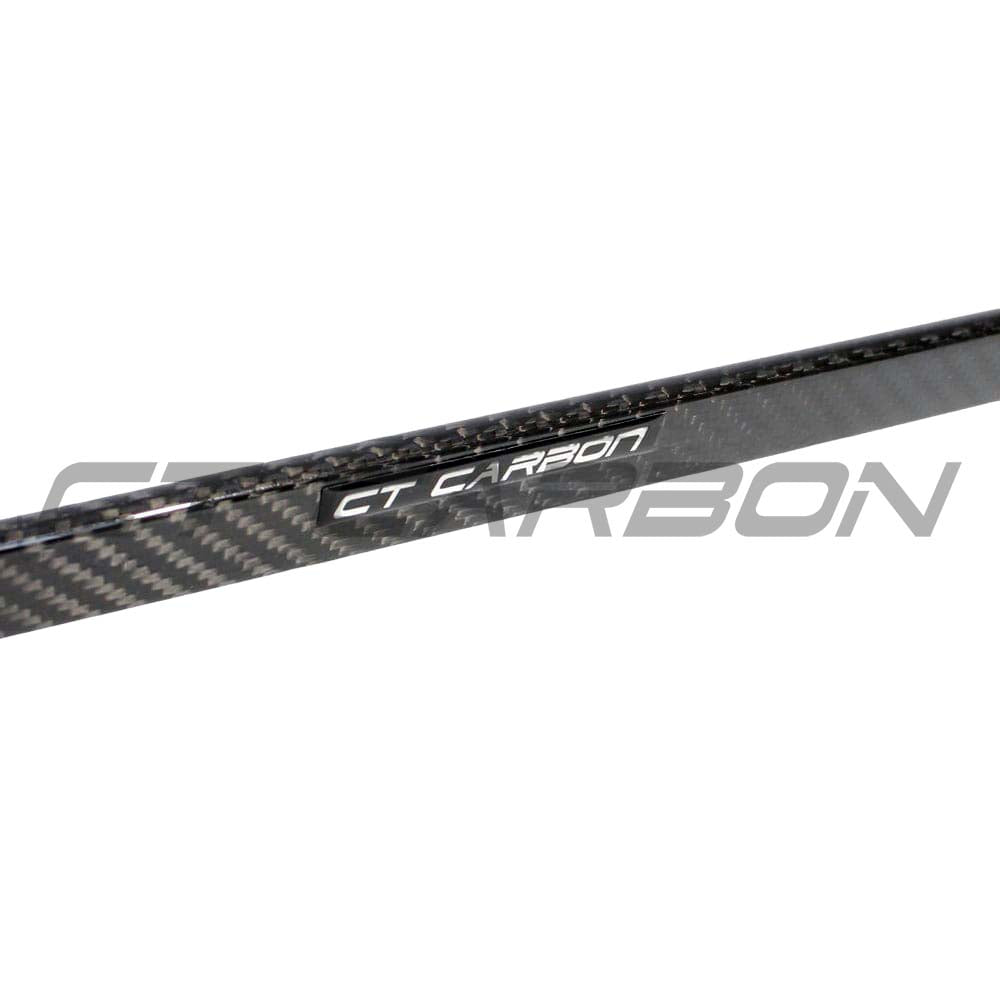 BMW G80 M3 full carbon fibre kit by CT Carbon, featuring a sleek carbon fibre spoiler and aerodynamic components.