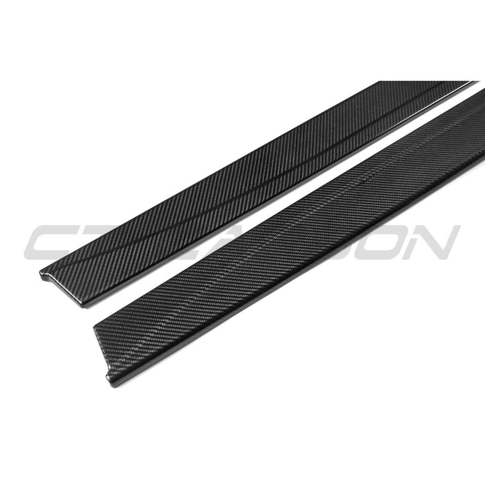BMW G60 5 Series and I5 carbon fibre kit by CT Carbon, featuring pre-preg side skirts and full carbon fibre components.