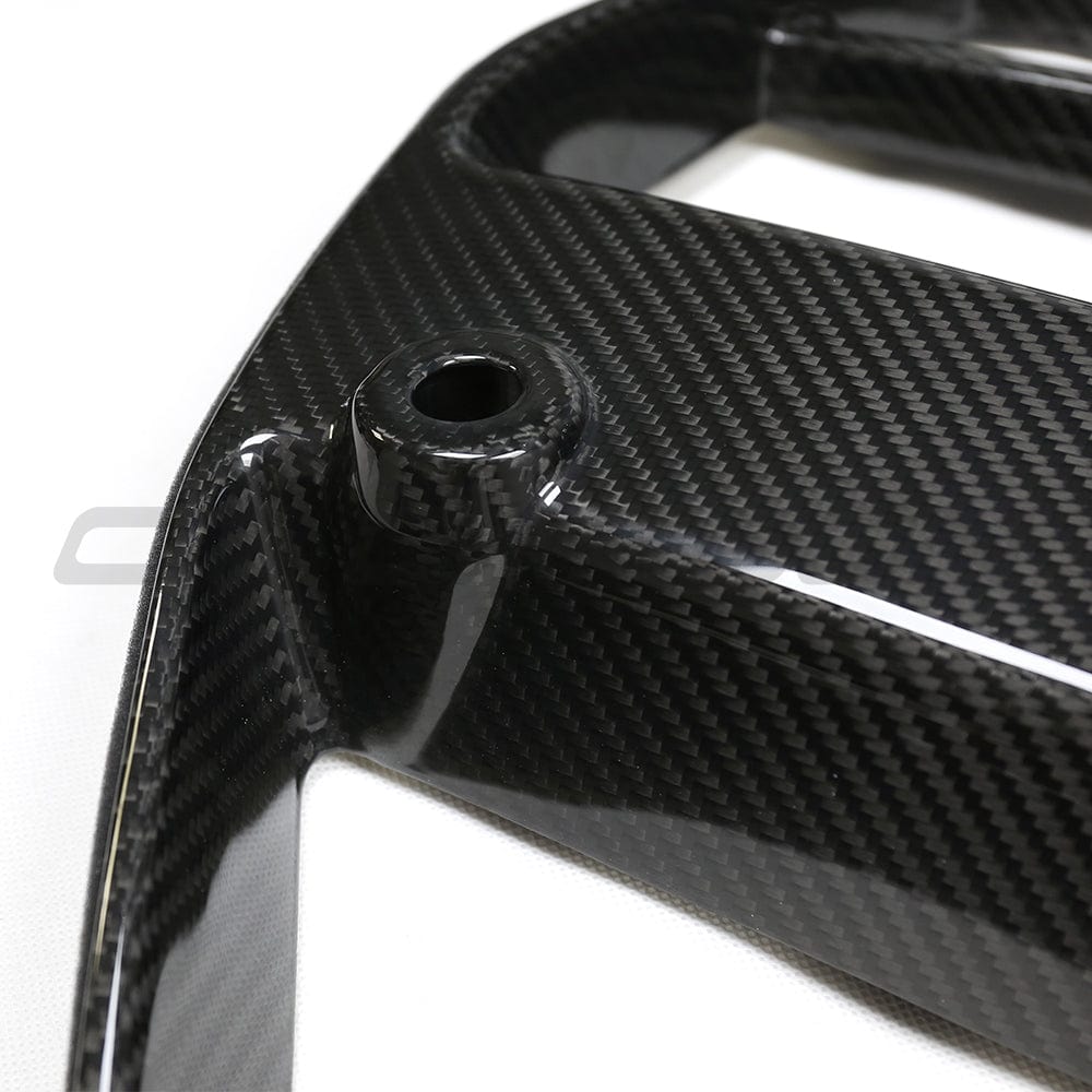 BMW M3 M4 G80 G82 carbon fibre front end pack by CT Carbon, featuring lightweight grille and sleek aerodynamic design.