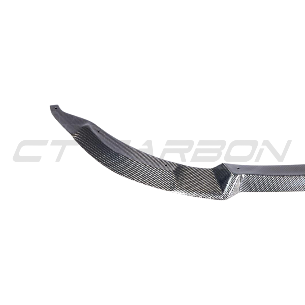 BMW F82 M4 coupe 2014-2020 CT Carbon full carbon fibre kit, including front splitter, side skirts, and rear diffuser, V2 style.
