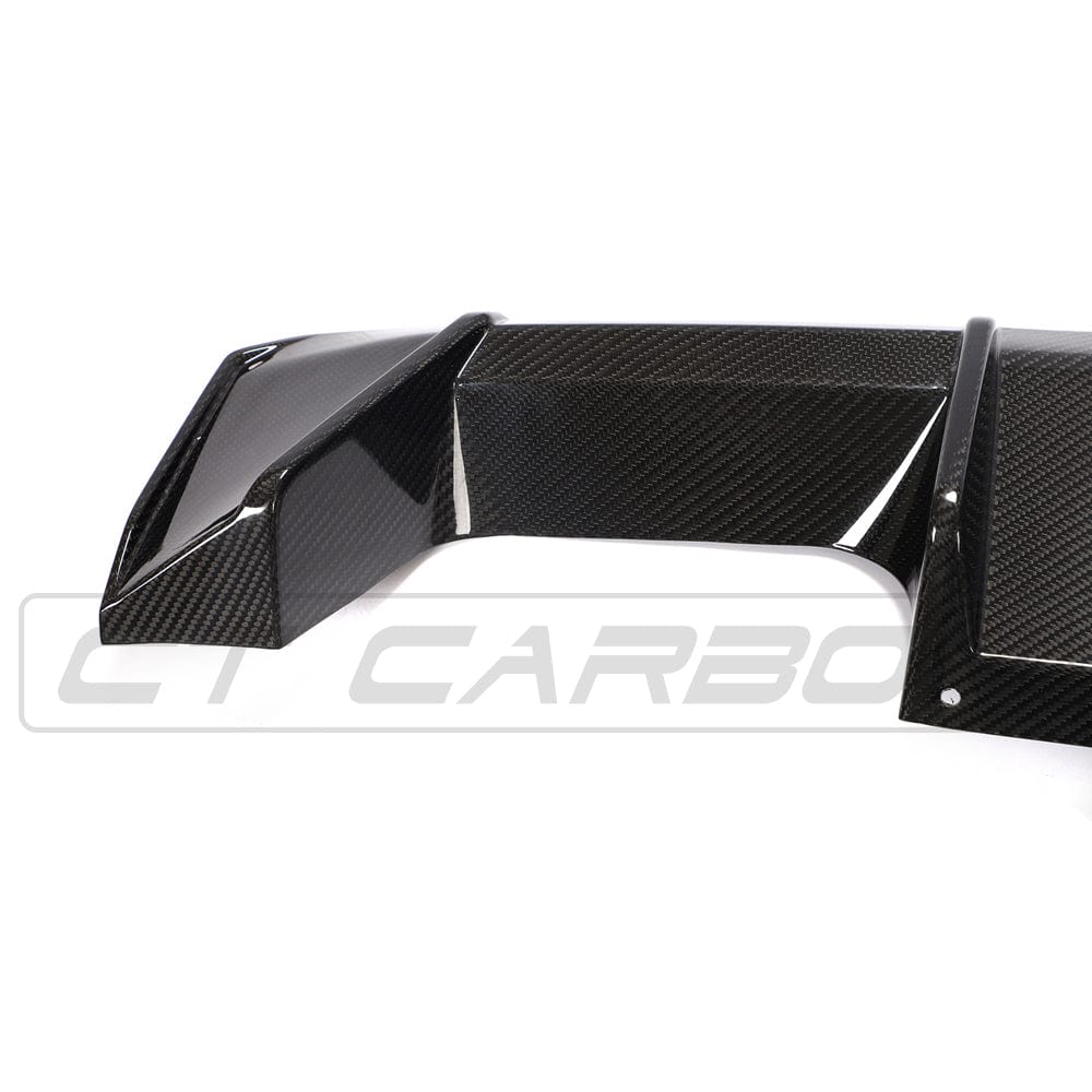 BMW M4 G83 full carbon fiber kit by CT Carbon, featuring MP style components on a sleek sports car.