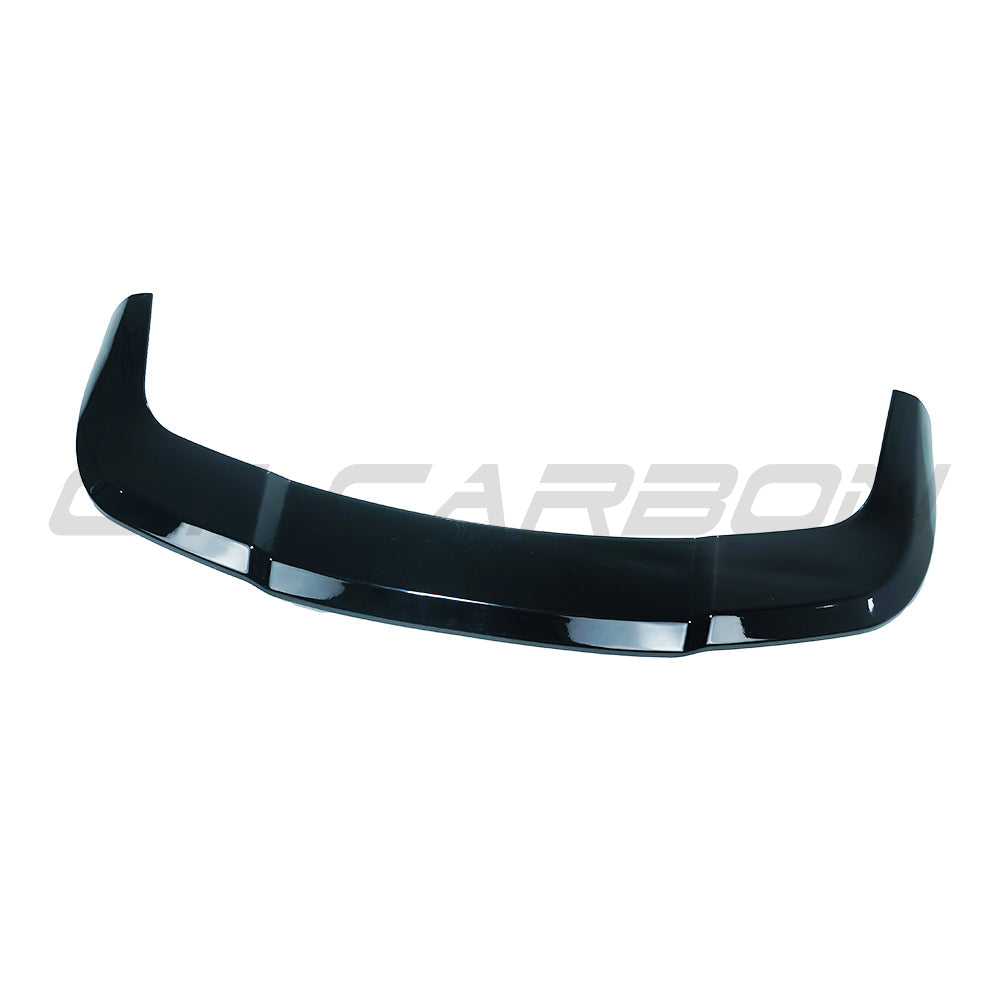 BMW U11 X1 2023 CT Carbon gloss black splitter, a sleek automotive spoiler designed for aerodynamic enhancement.