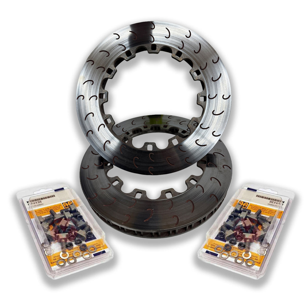 XC3 Engineering BTCC brakes rotor replacement kit with 368mm x 36mm disc and bobbins, featuring durable brake disc for mountain bikes.