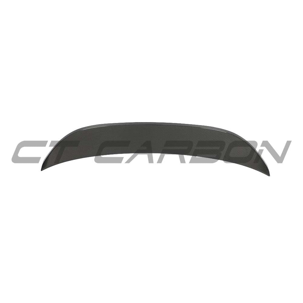 BMW G80 M3 full carbon fiber kit by CT Carbon, featuring a sleek spoiler and aerodynamic components for enhanced sport performance.