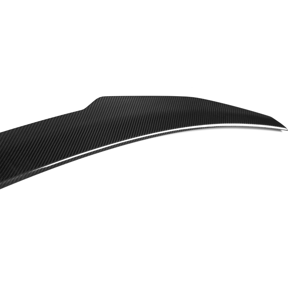 BMW X6 F16/X6M F86 carbon fibre mid spoiler by CT Carbon, rear view showing sleek aerodynamic design
