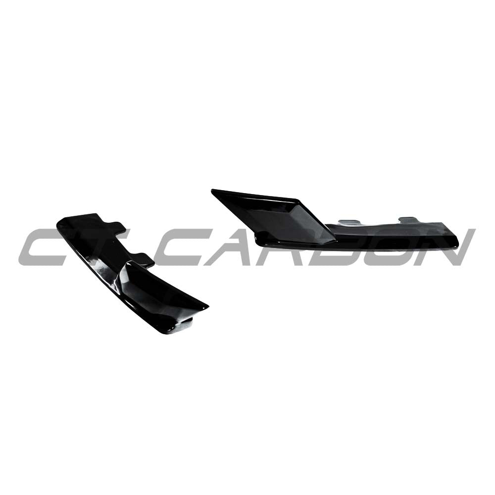 Gloss black kit for BMW X5M F95 2019-2022 Pre-LCI by CT Carbon, includes multiple carbon fiber parts shown in the image.