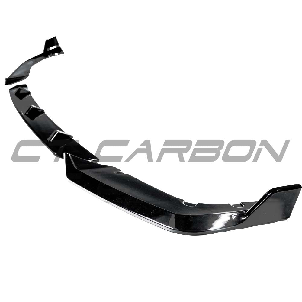 Gloss black kit for BMW X5M F95 (2019-2022) by CT Carbon, featuring carbon fiber parts for a sleek, modern look.