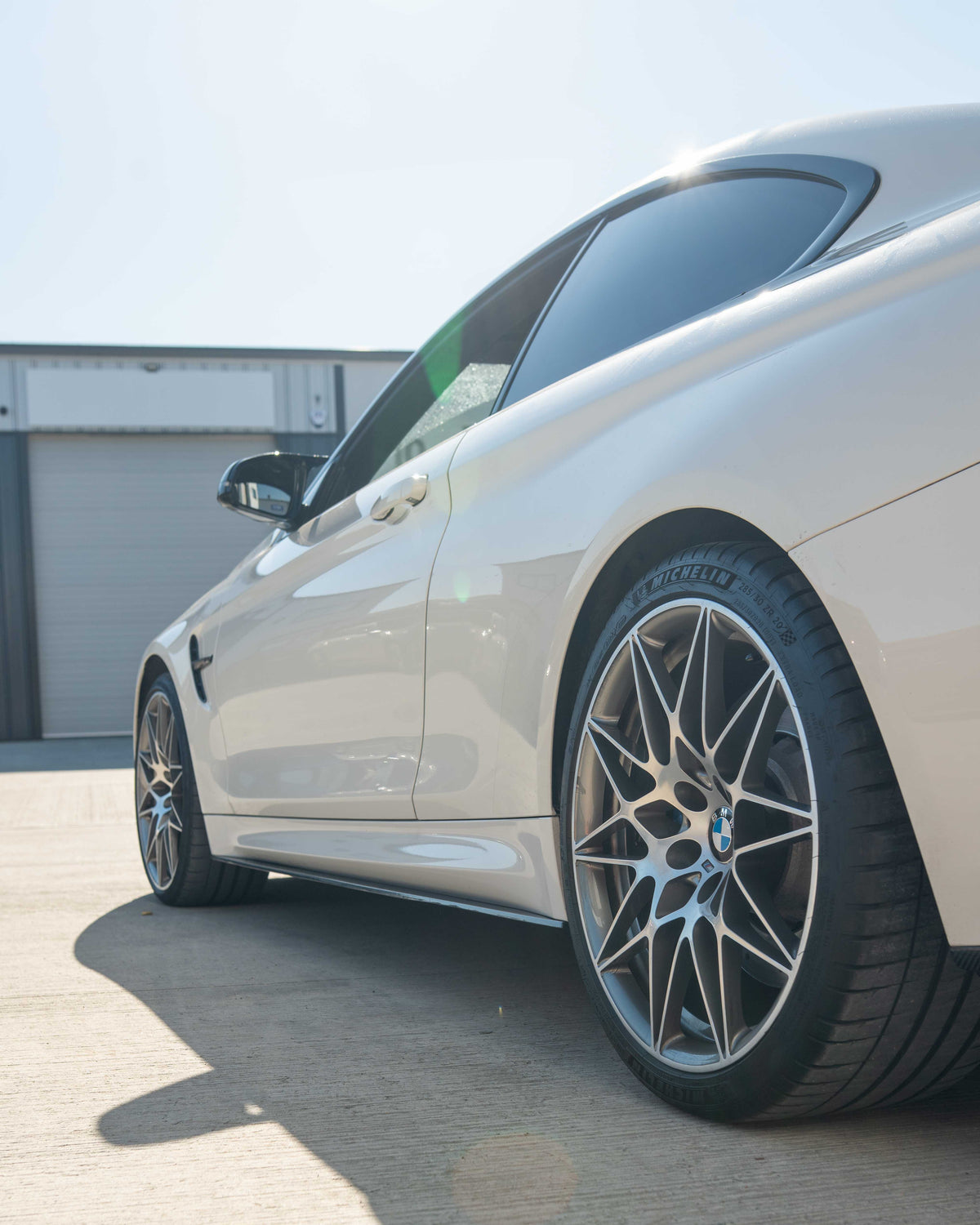 BMW F82 M4 coupe 2014-2020 CT Carbon V3 full carbon fibre kit, showcasing lightweight aerodynamic car body parts.