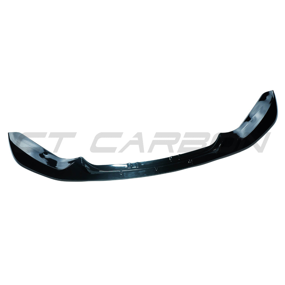 BMW F20/F21 1 Series LCI dual exit exhaust kit in gloss black by CT Carbon, showing the V3 dual exhaust tips.