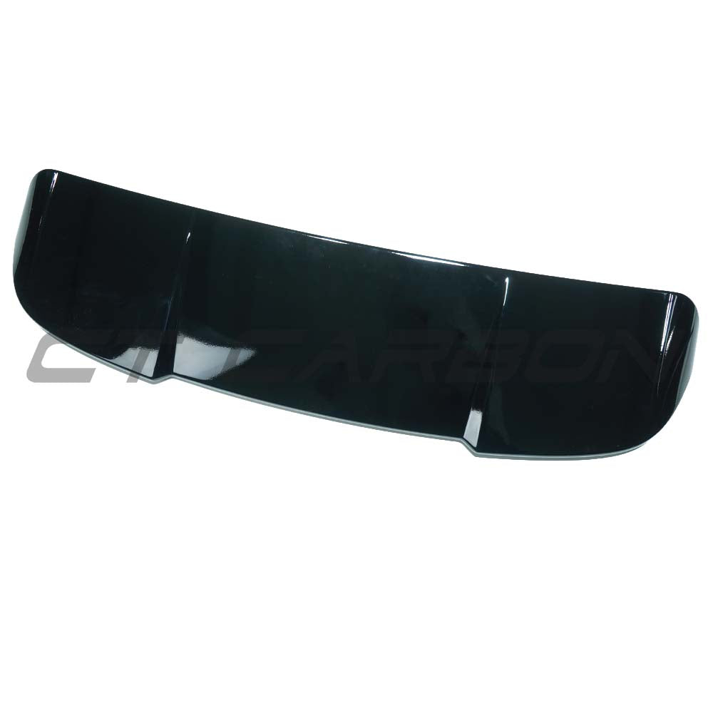 Gloss black roof spoiler for Audi A4/S4 B9 and B9.5 2016+ by CT Carbon, shown installed on the vehicle.