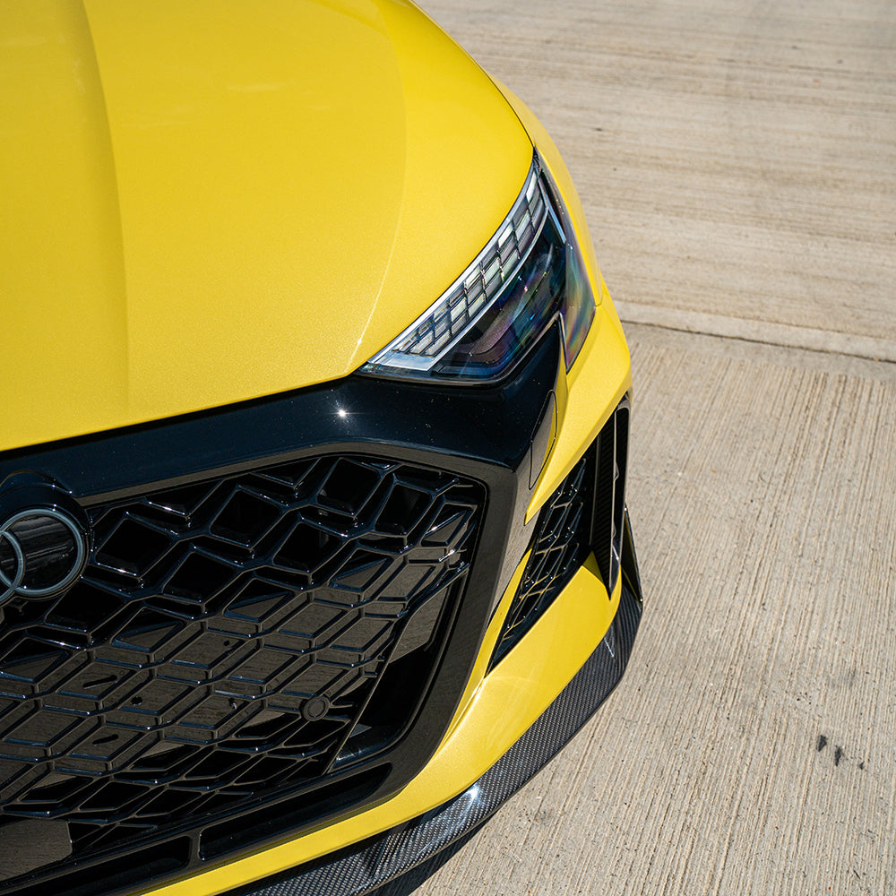 Full AUDI RS3 8Y 2025+ facelift Sportback carbon fibre kit by CT Design V2, featuring sleek aerodynamic components and detailed finish.